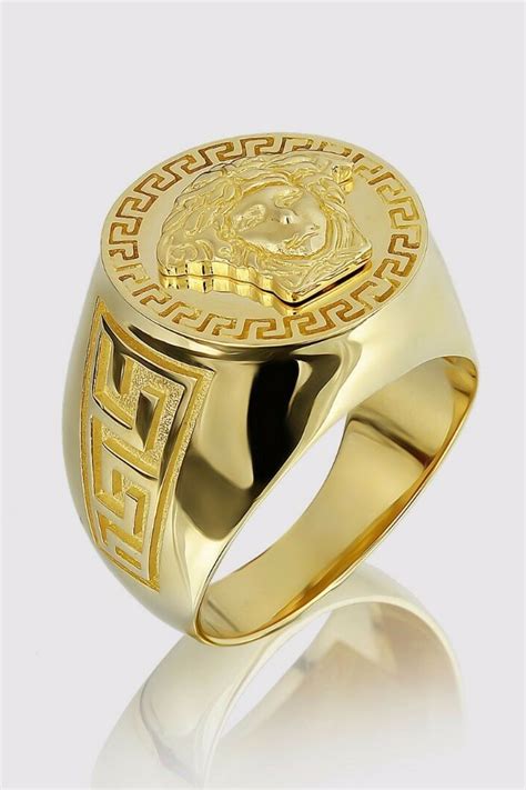 mens versace rings for sale|men versace rings 14k gold.